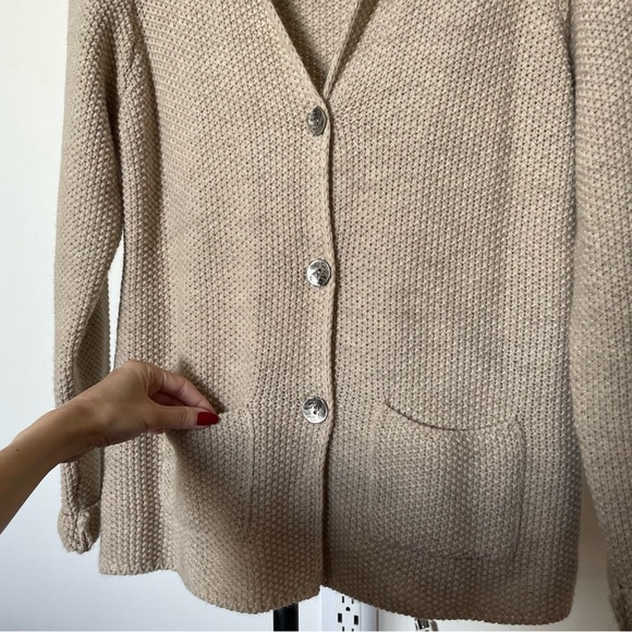 Italian Wool Blend Cardigan - Picture 4 of 5